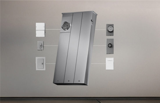 Smart Main Panel Integrated Solar Battery Energy System Components